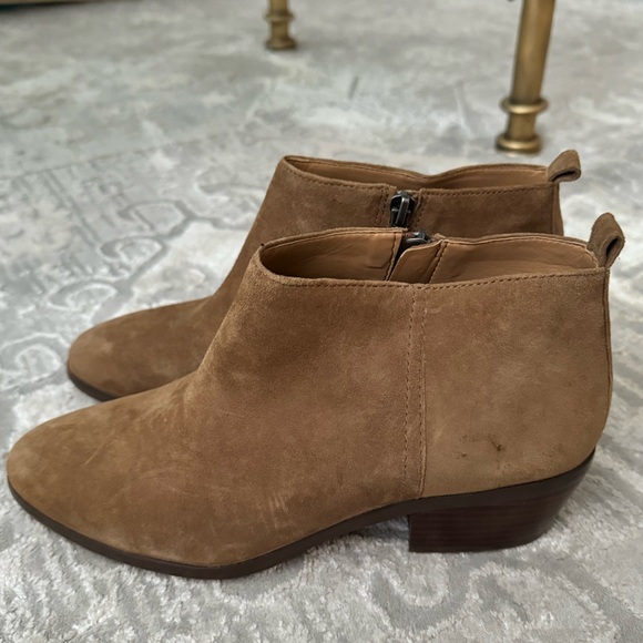 J. Crew Sawyer Brown Suede Ankle Booties - Picture 2 of 4